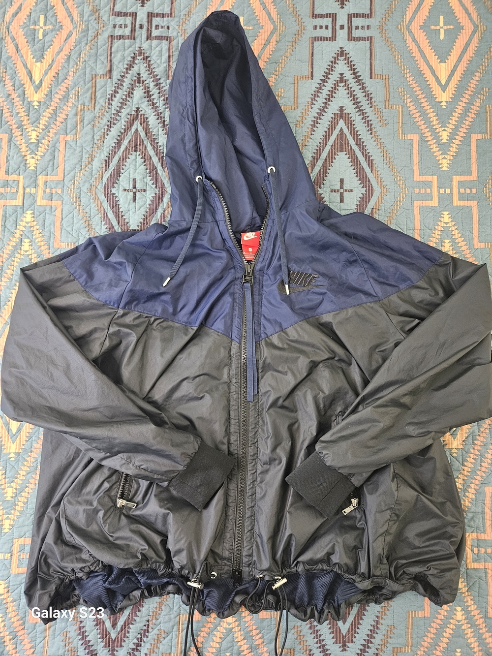 Nike Women's WindRunner Windbreaker Jacket - Navy & Black